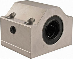 Thomson Industries - 25mm Inside Diam, 6,700 Lbs. Dynamic Capacity, Closed Single Pillow Block Linear Bearing - 60mm Overall Height x 78mm Overall Width, 40mm Btw Mount Hole Centers - Industrial Tool & Supply