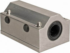 Thomson Industries - 16mm Inside Diam, 4,400 Lbs. Dynamic Capacity, Closed Twin Pillow Block Linear Bearing - 42mm Overall Height x 53mm Overall Width - Industrial Tool & Supply