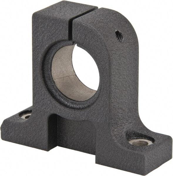 Thomson Industries - 20mm Diam, Malleable Iron Alloy Shaft Support - Plain Shafting - Industrial Tool & Supply