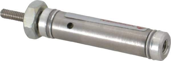 Norgren - 1/2" Stroke x 5/16" Bore Single Acting Air Cylinder - 10-32 Port, 5-40 Rod Thread - Industrial Tool & Supply