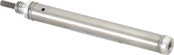 Norgren - 1-1/2" Stroke x 5/16" Bore Single Acting Air Cylinder - 10-32 Port, 5-40 Rod Thread - Industrial Tool & Supply