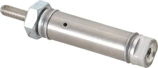 Norgren - 1" Stroke x 5/16" Bore Double Acting Air Cylinder - 10-32 Port, 5-40 Rod Thread - Industrial Tool & Supply