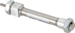 Norgren - 1/2" Stroke Single Acting Air Cylinder - 10-32 Port, 10-32 Rod Thread - Industrial Tool & Supply