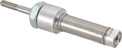 Norgren - 1/2" Stroke Double Acting Air Cylinder - 10-32 Port, 10-32 Rod Thread - Industrial Tool & Supply