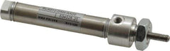 Norgren - 1-1/2" Stroke Double Acting Air Cylinder - 10-32 Port, 10-32 Rod Thread - Industrial Tool & Supply