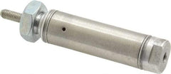 Norgren - 1/2" Stroke x 9/16" Bore Single Acting Air Cylinder - 10-32 Port, 10-32 Rod Thread - Industrial Tool & Supply