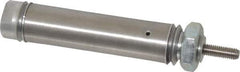 Norgren - 1" Stroke x 9/16" Bore Single Acting Air Cylinder - 10-32 Port, 10-32 Rod Thread - Industrial Tool & Supply