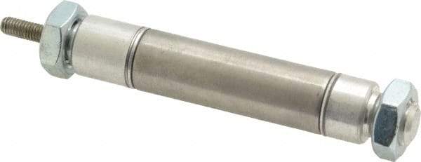 Norgren - 1" Stroke x 9/16" Bore Double Acting Air Cylinder - 10-32 Port, 10-32 Rod Thread - Industrial Tool & Supply