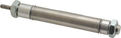 Norgren - 2" Stroke x 9/16" Bore Double Acting Air Cylinder - 10-32 Port, 10-32 Rod Thread - Industrial Tool & Supply