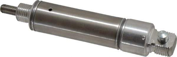 Norgren - 1" Stroke x 3/4" Bore Single Acting Air Cylinder - 1/8 Port, 1/4-28 Rod Thread - Industrial Tool & Supply