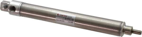Norgren - 3" Stroke x 3/4" Bore Single Acting Air Cylinder - 1/8 Port, 1/4-28 Rod Thread - Industrial Tool & Supply