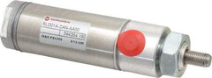 Norgren - 1" Stroke x 1-1/16" Bore Double Acting Air Cylinder - 1/8 Port, 5/16-24 Rod Thread - Industrial Tool & Supply