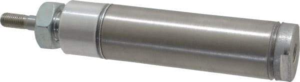 Norgren - 2" Stroke x 1-1/16" Bore Double Acting Air Cylinder - 1/8 Port, 5/16-24 Rod Thread - Industrial Tool & Supply