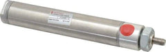 Norgren - 4" Stroke x 1-1/16" Bore Double Acting Air Cylinder - 1/8 Port, 5/16-24 Rod Thread - Industrial Tool & Supply