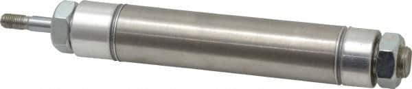 Norgren - 3" Stroke x 1-1/16" Bore Double Acting Air Cylinder - 1/8 Port, 5/16-24 Rod Thread - Industrial Tool & Supply
