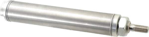 Norgren - 3" Stroke x 1-1/4" Bore Single Acting Air Cylinder - 1/8 Port, 7/16-20 Rod Thread - Industrial Tool & Supply