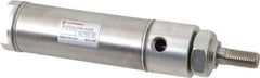Norgren - 2" Stroke x 1-1/4" Bore Double Acting Air Cylinder - 1/8 Port, 7/16-20 Rod Thread - Industrial Tool & Supply