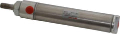 Norgren - 4" Stroke x 1-1/4" Bore Double Acting Air Cylinder - 1/8 Port, 7/16-20 Rod Thread - Industrial Tool & Supply