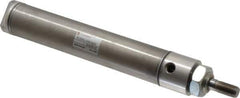 Norgren - 5" Stroke x 1-1/4" Bore Double Acting Air Cylinder - 1/8 Port, 7/16-20 Rod Thread - Industrial Tool & Supply