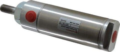 Norgren - 2" Stroke x 1-1/2" Bore Double Acting Air Cylinder - 1/8 Port, 7/16-20 Rod Thread - Industrial Tool & Supply