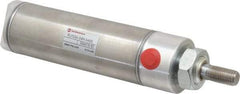 Norgren - 3" Stroke x 1-1/2" Bore Double Acting Air Cylinder - 1/8 Port, 7/16-20 Rod Thread - Industrial Tool & Supply