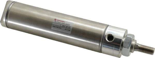 Norgren - 4" Stroke x 1-1/2" Bore Double Acting Air Cylinder - 1/8 Port, 7/16-20 Rod Thread - Industrial Tool & Supply