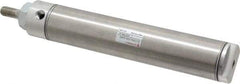 Norgren - 6" Stroke x 1-1/2" Bore Double Acting Air Cylinder - 1/8 Port, 7/16-20 Rod Thread - Industrial Tool & Supply