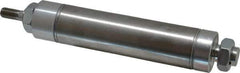 Norgren - 4" Stroke x 1-1/2" Bore Double Acting Air Cylinder - 1/8 Port, 7/16-20 Rod Thread - Industrial Tool & Supply