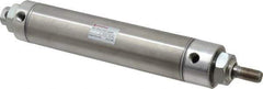 Norgren - 5" Stroke x 1-1/2" Bore Double Acting Air Cylinder - 1/8 Port, 7/16-20 Rod Thread - Industrial Tool & Supply