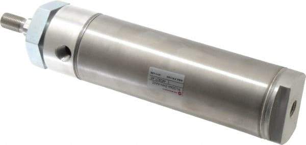 Norgren - 4" Stroke x 2" Bore Double Acting Air Cylinder - 1/4 Port, 1/2-20 Rod Thread - Industrial Tool & Supply
