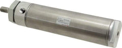 Norgren - 5" Stroke x 2" Bore Double Acting Air Cylinder - 1/4 Port, 1/2-20 Rod Thread - Industrial Tool & Supply