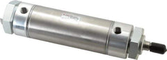 Norgren - 3" Stroke x 2" Bore Double Acting Air Cylinder - 1/4 Port, 1/2-20 Rod Thread - Industrial Tool & Supply