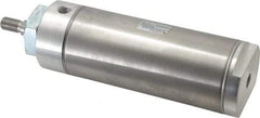 Norgren - 4" Stroke x 2-1/2" Bore Double Acting Air Cylinder - 1/4 Port, 1/2-20 Rod Thread - Industrial Tool & Supply