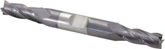 Niagara Cutter - 5/16", 3/4" LOC, 3/8" Shank Diam, 3-1/2" OAL, 4 Flute, Solid Carbide Square End Mill - Double End, TiAlN Finish, Spiral Flute, 30° Helix, Centercutting, Right Hand Cut, Right Hand Flute, Series CD430 - Industrial Tool & Supply