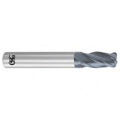 3/8 x 3/8 x 1 x 2-1/2 4Fl .045 C/R Carbide End Mill - WXL - Industrial Tool & Supply