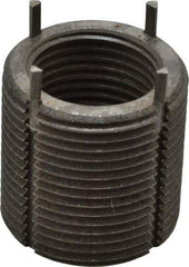 Recoil - M24x2.00 Internal, M33x2.00 External, 33mm Insert Length, Heavy Duty Keylocking Thread Inserts - Carbon Steel, Zinc Phosphate Finish, Grade C1215 - Industrial Tool & Supply