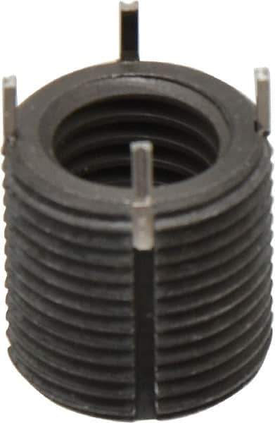 Recoil - M14x2.00 Internal, M20x1.50 External, 20mm Insert Length, Heavy Duty Keylocking Thread Inserts - Carbon Steel, Zinc Phosphate Finish, Grade C1215 - Industrial Tool & Supply