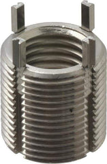 Recoil - M16x2.00 Internal, M22x1.50 External, 22mm Insert Length, Heavy Duty Keylocking Thread Inserts - Stainless Steel, Passivated Finish, Grade 303 - Industrial Tool & Supply