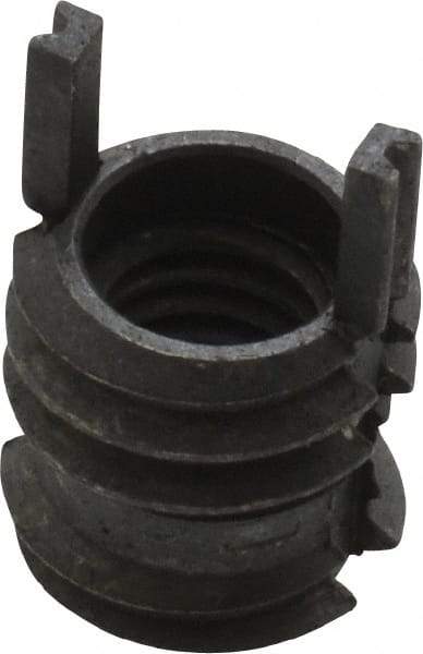 Recoil - #10-32 Internal, 5/16-18 External, 7.8mm Insert Length, Thin Wall Keylocking Thread Inserts - Stainless Steel, Passivated Finish, Grade 303 - Industrial Tool & Supply