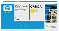 Hewlett-Packard - Yellow Toner Cartridge - Use with HP Color LaserJet 3800, CP3505 - Industrial Tool & Supply