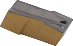 Iscar - 635050GIF Grade IC808, 6.35mm Cutting Width Carbide Grooving Insert - 13mm Max Depth of Cut, Neutral, 0.51mm Corner Radius, TiN/TiAlN Finish - Industrial Tool & Supply