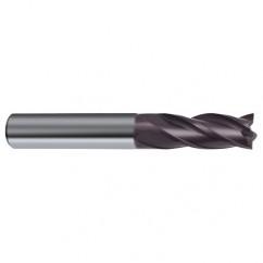 18mm Dia. x 92mm Overall Length 4-Flute Square End Solid Carbide SE End Mill-Round Shank-Center Cut-Firex - Industrial Tool & Supply