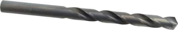 Chicago-Latrobe - 8.9mm 118° High Speed Steel Jobber Drill - Oxide Finish, Right Hand Cut, Spiral Flute, Straight Shank, 125mm OAL, Standard Point - Industrial Tool & Supply