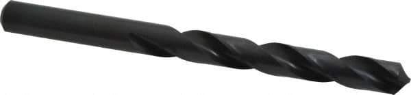 Chicago-Latrobe - 10.5mm 118° High Speed Steel Jobber Drill - Oxide Finish, Right Hand Cut, Spiral Flute, Straight Shank, 133mm OAL, Standard Point - Industrial Tool & Supply