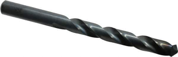 Chicago-Latrobe - 12mm 118° High Speed Steel Jobber Drill - Oxide Finish, Right Hand Cut, Spiral Flute, Straight Shank, 151mm OAL, Standard Point - Industrial Tool & Supply