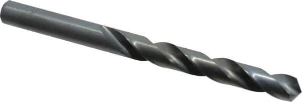 Chicago-Latrobe - 11.2mm 118° High Speed Steel Jobber Drill - Oxide Finish, Right Hand Cut, Spiral Flute, Straight Shank, 142mm OAL, Standard Point - Industrial Tool & Supply