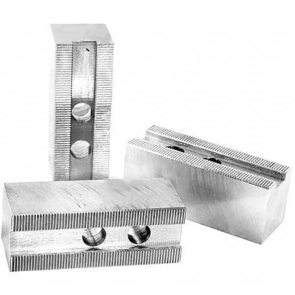 Kitagawa - Soft Lathe Chuck Jaws Jaw Type: Square Material: Steel - Industrial Tool & Supply