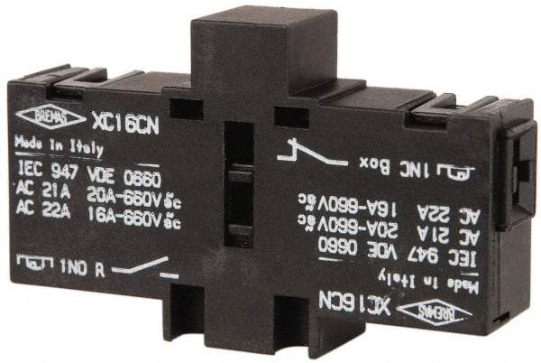 ACI - Cam and Disconnect Switch Auxiliary Contact Block - For Use with XA324, XB634 - Industrial Tool & Supply