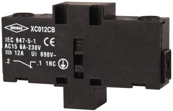 ACI - Cam and Disconnect Switch Auxiliary Contact Block - For Use with XA0633, XA0803, XA1003 - Industrial Tool & Supply