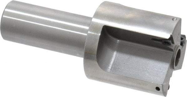 Everede Tool - 1-1/2 Inch Diameter, Interchangeable Pilot, Straight 3/4 Inch Shank Diameter, 3 Insert, Indexable Counterbore - 3.2 Inch Overall Length, TPGH 215 Insert, 5/16 Inch Pilot Hole Diameter Compatibility - Industrial Tool & Supply